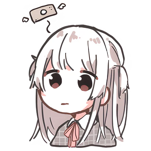 🤨 Стикер «Веслопола тян» для Telegram