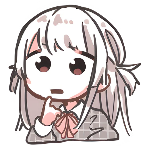 🥺 Стикер «Веслопола тян» для Telegram