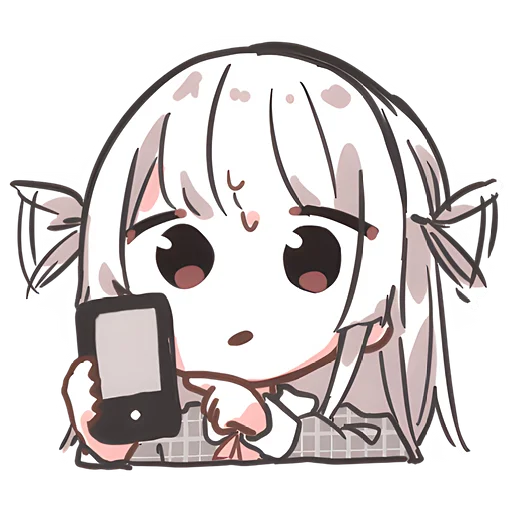 😲 Стикер «Веслопола тян» для Telegram