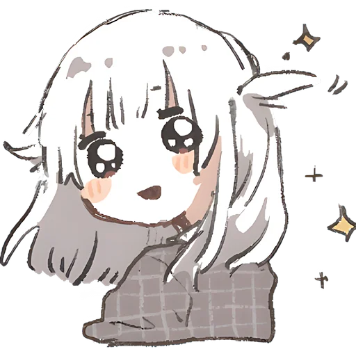 😍 Стикер «Веслопола-тян 2» для Telegram