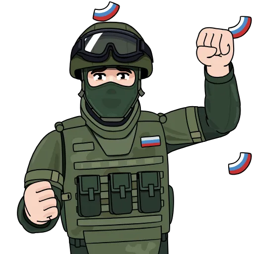 🥳 Стикер «Вежливые люди» для Telegram