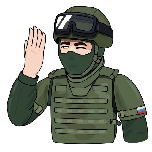 🤦‍♂️ Стикер «Вежливые люди» для Telegram