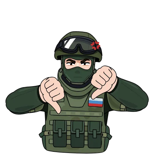 👎 Стикер «Вежливые люди» для Telegram