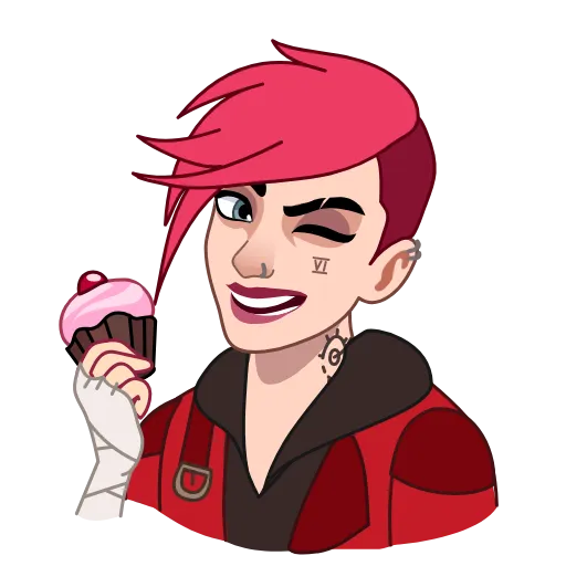 🧁 Эмодзи «Vi & Caitlyn» для Telegram