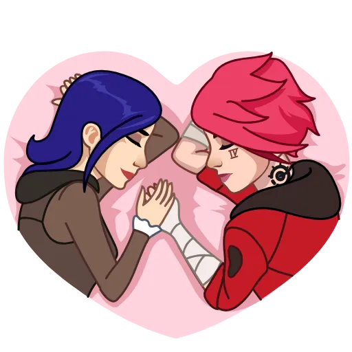 ❤️ Эмодзи «Vi & Caitlyn» для Telegram