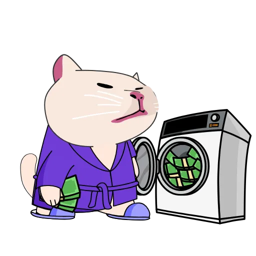 💵 Стикер «Vibe cat made» для Telegram