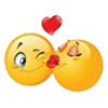 Стикер 8 😍 Набор эмоджи с колобками из Viber