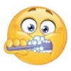 Стикер 6 😍 Набор эмоджи с колобками из Viber