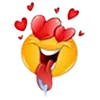 Стикер 3 😍 Набор эмоджи с колобками из Viber