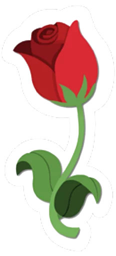 🌹 Стикер «vibs» для Telegram