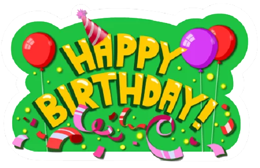 🎂 Стикер «vibs» для Telegram