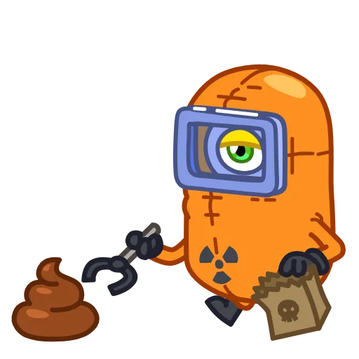 💩 Стикер «vibin&; to music» для Telegram