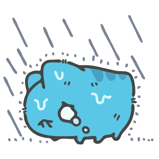 😭 Стикер «vibin&; to music» для Telegram