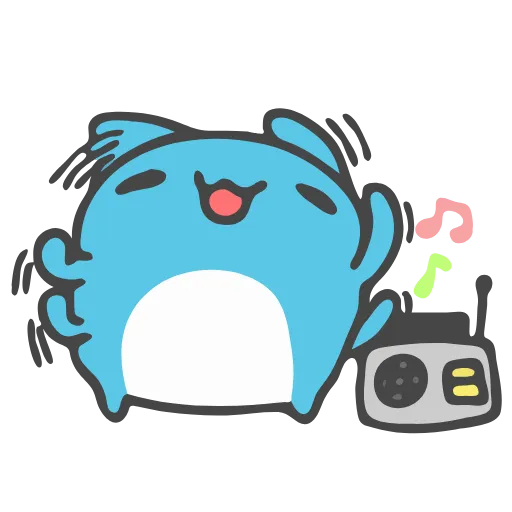 🎶 Стикер «vibin&; to music» для Telegram