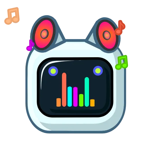 🎶 Стикер «vibin&; to music» для Telegram
