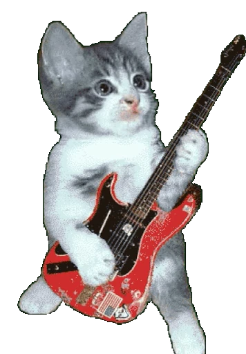 🎸 Стикер «vibin&; to music» для Telegram
