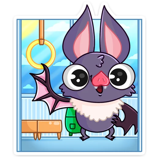 🦇 Стикер «Малютка Вик» для Telegram