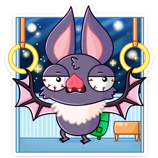 🦇 Стикер «Малютка Вик» для Telegram