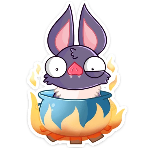 🦇 Стикер «Малютка Вик» для Telegram