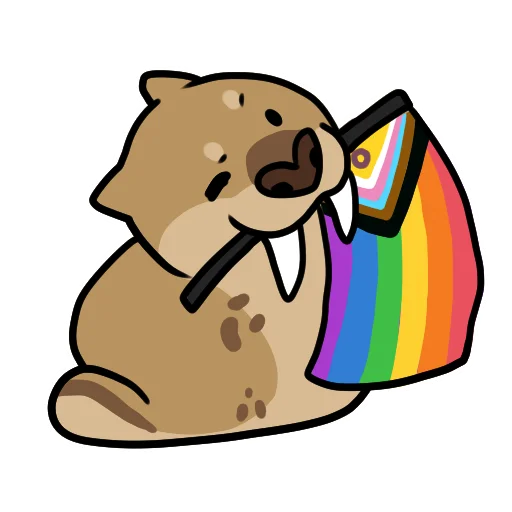🏳️‍🌈 Стикер «VictorBun» для Telegram