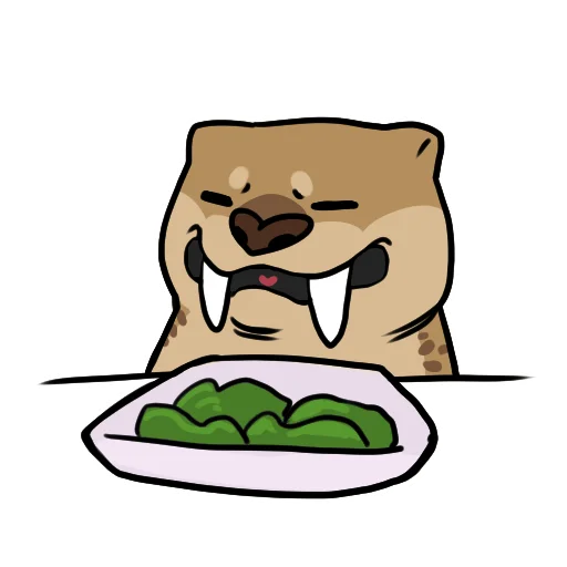 🥗 Стикер «VictorBun» для Telegram