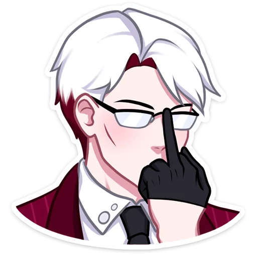 🖕 Стикер «Виктор» для Telegram
