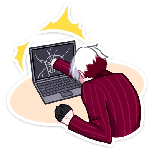 👊 Стикер «Виктор» для Telegram