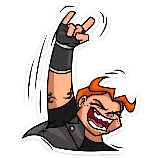 🤘 Стикер «Виктория» для Telegram