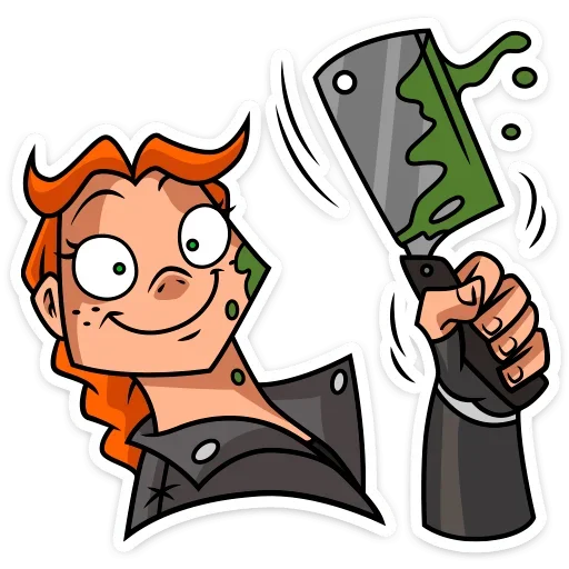 🔪 Стикер «Виктория» для Telegram