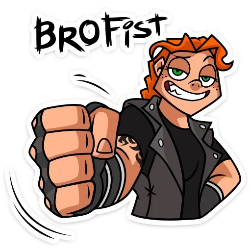 👊 Стикер «Виктория» для Telegram