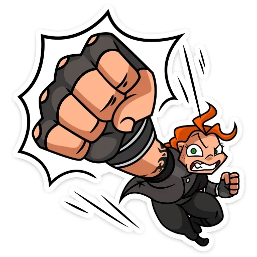 👊 Стикер «Виктория» для Telegram