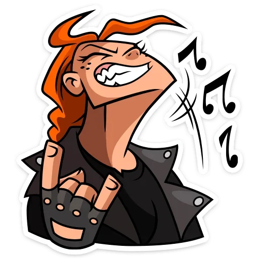 🤘 Стикер «Виктория» для Telegram