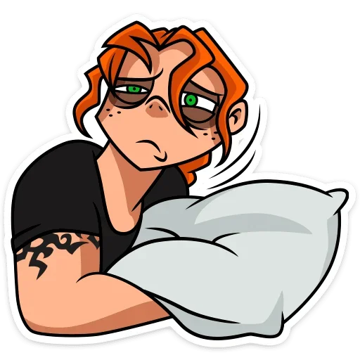 😴 Стикер «Виктория» для Telegram