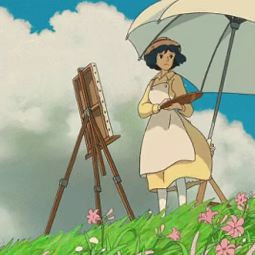 👩‍🎨 Стикер «Studio Ghibli» для Telegram
