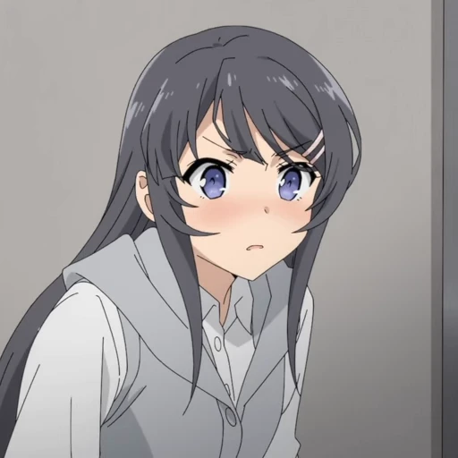 😫 Стикер «Mai Sakurajima» для Telegram