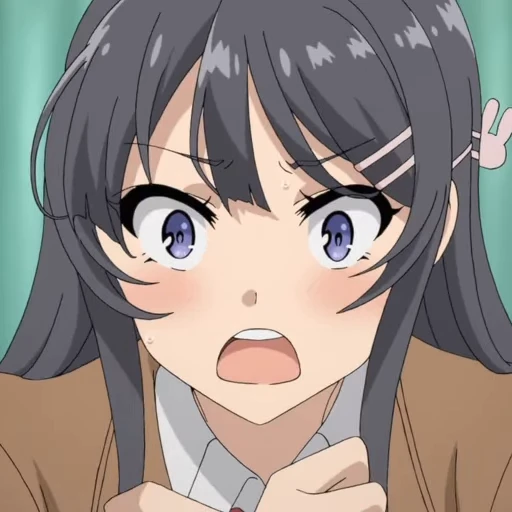 😧 Стикер «Mai Sakurajima» для Telegram