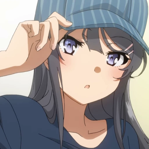 🧢 Стикер «Mai Sakurajima» для Telegram