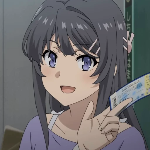 😉 Стикер «Mai Sakurajima» для Telegram