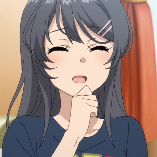 😄 Стикер «Mai Sakurajima» для Telegram