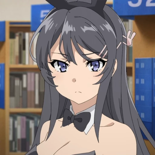 😠 Стикер «Mai Sakurajima» для Telegram