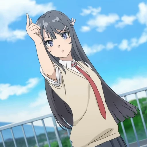 👈 Стикер «Mai Sakurajima» для Telegram
