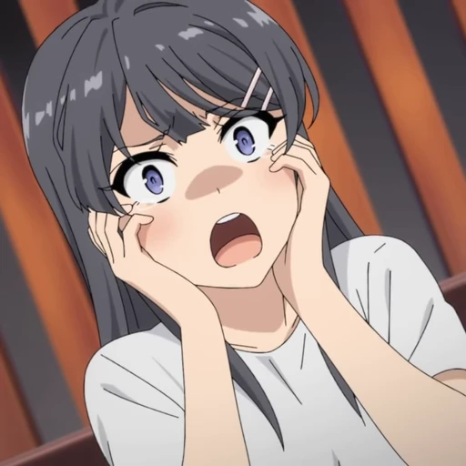 😧 Стикер «Mai Sakurajima» для Telegram