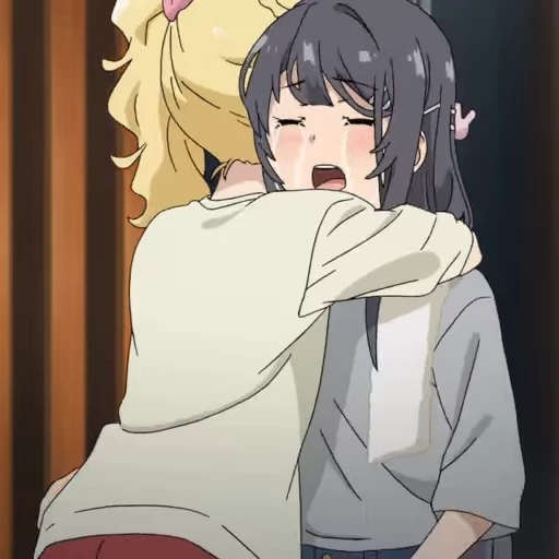 😭 Стикер «Mai Sakurajima» для Telegram