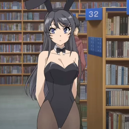 👯‍♀️ Стикер «Mai Sakurajima» для Telegram