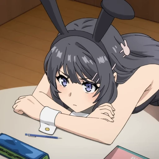 👯‍♀️ Стикер «Mai Sakurajima» для Telegram