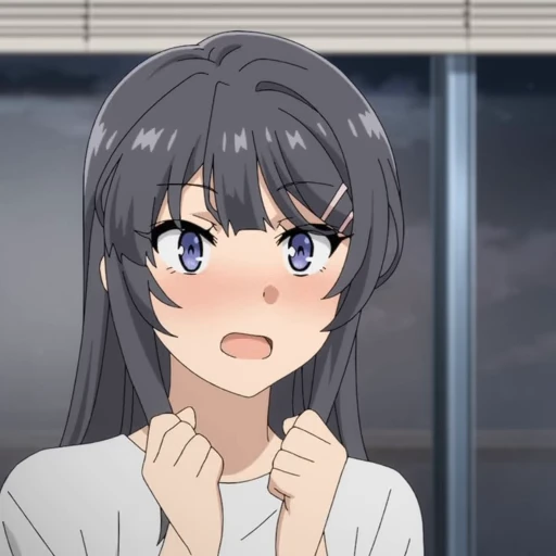 😊 Стикер «Mai Sakurajima» для Telegram
