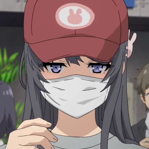 😷 Стикер «Mai Sakurajima» для Telegram