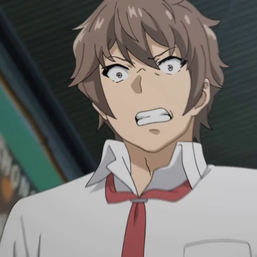 😠 Стикер «Sakuta Azusagawa» для Telegram
