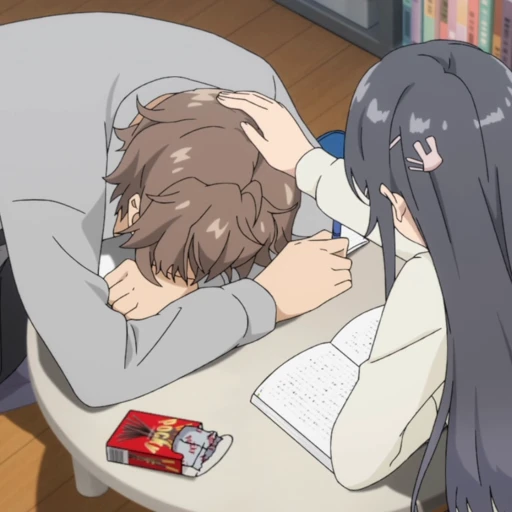 🫲 Стикер «Sakuta Azusagawa» для Telegram