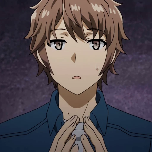 👏 Стикер «Sakuta Azusagawa» для Telegram